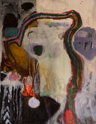 Pittura intitolato "Pearl Drops" da Ihor Melnyk, Opera d'arte originale, Olio