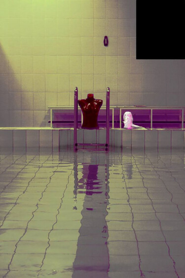 a*,4 / Figures collection: swimming pool version {$M} 摄影 标题为“a*,4 / Figures coll…” 由Leni Smoragdova, 原创艺术品, 电影摄影 安装在铝上