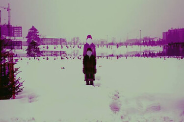 a-85 / Figures collection: winter version {$M} Fotografie mit dem Titel "a-85 / Figures coll…" von Leni Smoragdova, Original-Kunstwerk, Analog Fotografie Auf Aluminium mon…