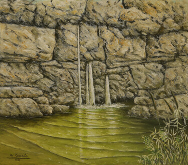 Pittura intitolato "Untitled6" da Avi Cassouto, Opera d'arte originale, Olio