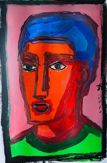 Painting titled "FU*K" by Frédérick Meunier, Original Artwork, Acrylic Mounted on Glass