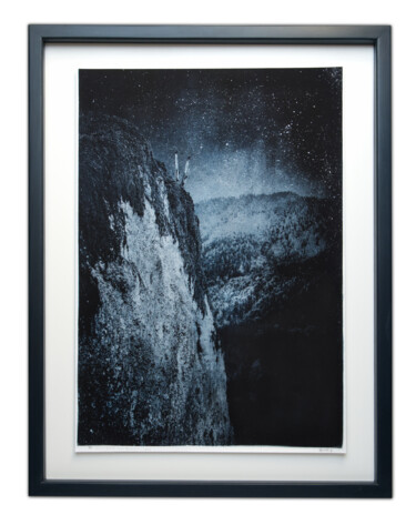 Printmaking titled "Starry Night over B…" by David Heger, Original Artwork, Analog photography Mounted on Other rigid panel