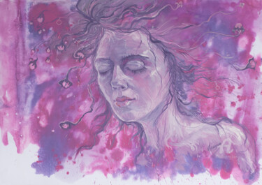 Romantic dreams 绘画 标题为“Romantic dreams” 由Iryna Lupashchenko, 原创艺术品, 水彩