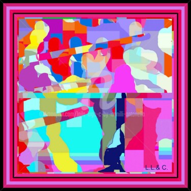 FOULARD ARTISTICI IN SETA Linea -La trasparenza dell'amore- "FOULARD ARTISTICI I…" başlıklı Tekstil Sanatı Laila Lago & C. By Iannilli Antonella tarafından, Orijinal sanat, Dijital Res…