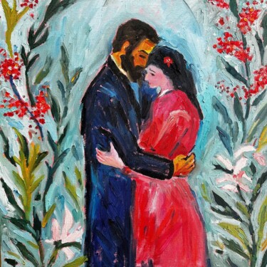 제목이 "Together"인 미술작품 Irina Anis로, 원작, 기름