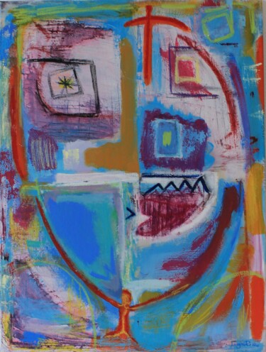 제목이 "Emotional fragments"인 미술작품 Luigina Rizzo로, 원작, 아크릴 나무 들것 프레임에 장착됨