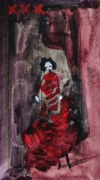 Painting titled "Happy circus of dea…" by Milto Sideris, Original Artwork, Acrylic