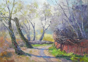 "Spring sketch" başlıklı Tablo Boris Serdyuk tarafından, Orijinal sanat, Petrol Ahşap Sedye çerçevesi üzerine monte edilmiş