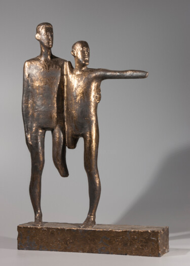 Further Sculpture intitulée "Further" par Nadiia Otriazha And Fedir Bushmanov, Œuvre d'art originale, Céramique