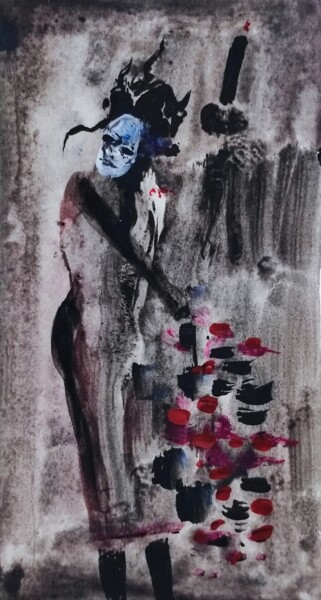 "Happy circus of dea…" başlıklı Tablo Milto Sideris tarafından, Orijinal sanat, Akrilik