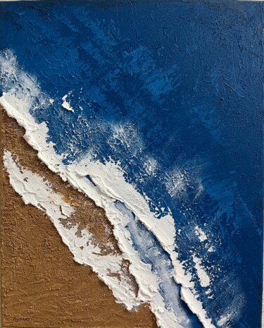 Painting titled "les caraïbes" by Myriam Mobayed, Original Artwork, Acrylic Mounted on Wood Panel