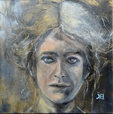 Malerei mit dem Titel "Natalie Clifford Ba…" von Joele Ardans, Original-Kunstwerk, Acryl Auf Keilrahmen aus Holz montiert