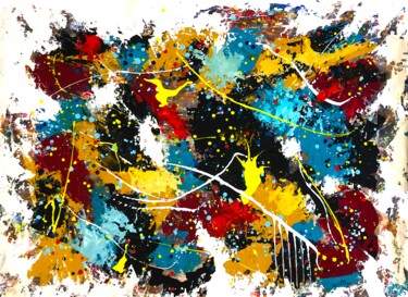 Painting titled "Abstraction 175" by Willigo, Original Artwork, Acrylic