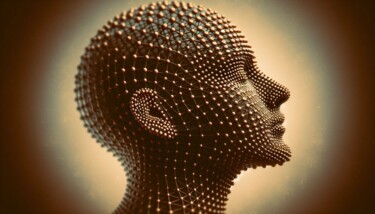 Arte digitale intitolato "MOLEKULAR 007" da Karavix, Opera d'arte originale, Immagine generata dall'IA