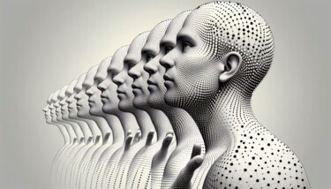 Digital Arts titled "MOLEKULAR 009" by Karavix, Original Artwork, AI generated image