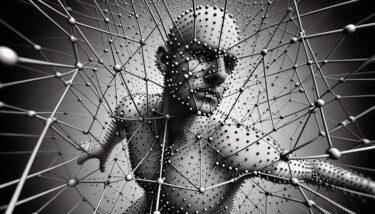 Digital Arts titled "MOLEKULAR 011" by Karavix, Original Artwork, AI generated image