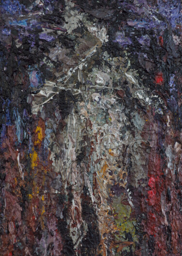 Malerei mit dem Titel "home damn home" von Christophe Dupin, Original-Kunstwerk, Acryl