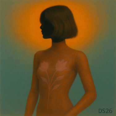 绘画 标题为“Corelight Vessel” 由Ds 26, 原创艺术品, 数字油画