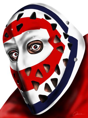 数字艺术 标题为“Ken Dryden Montreal…” 由Ouraniart, 原创艺术品, 数字油画