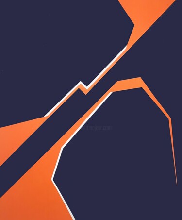 绘画 标题为“Divergence 7 minima…” 由Veronika Obushikhina, 原创艺术品, 丙烯