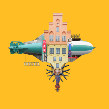 Digital Arts με τίτλο "Orange Cake Bar" από Matthias Jung, Αυθεντικά έργα τέχνης, Ψηφιακή φωτογραφία