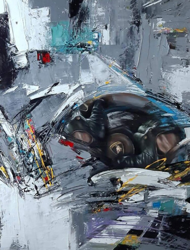 Pittura intitolato "Can't catch us" da Marusya Abashidze, Opera d'arte originale, Olio Montato su Telaio per barella in legno
