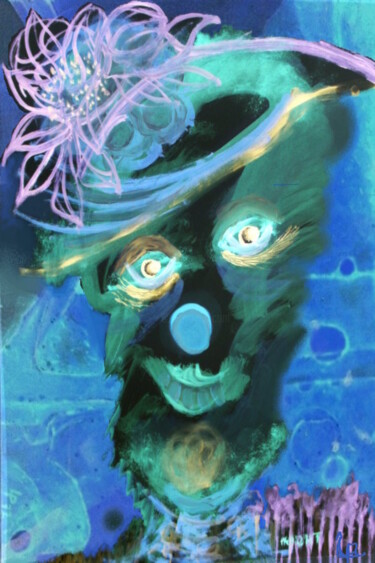 数字艺术 标题为“A25b peinture numér…” 由Laurent Pradat, 原创艺术品, 数字油画