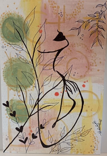 "Sospiro di libertà" başlıklı Tablo Denise Sartin tarafından, Orijinal sanat, Akrilik Diğer sert panel üzerine monte edilmiş