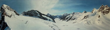 Pittura intitolato ""JUNGFRAU - Swiss A…" da Pavlo Sushinsky, Opera d'arte originale, Olio Montato su Telaio per barella in…