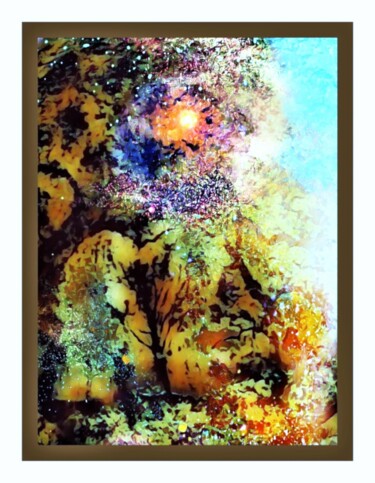 Printmaking titled "forest of dreams ..." by Banu Muazzez Arpalı, Original Artwork, Digital Print