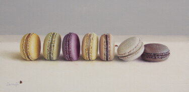 제목이 "Domino des macarons…"인 미술작품 Reza Sarrafi로, 원작, 기름