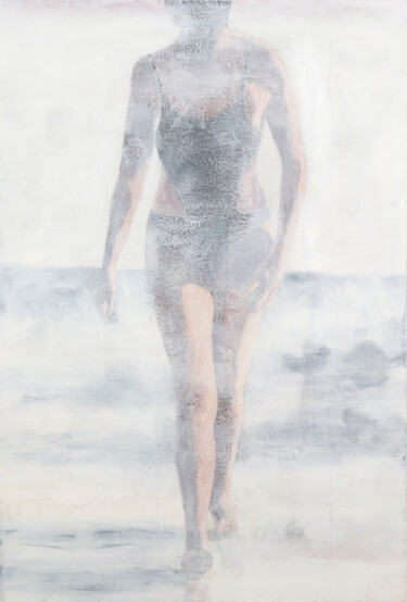 Peinture intitulée "Une Femme" par Wilfrid Moizan, Œuvre d'art originale, Huile Monté sur Châssis en bois