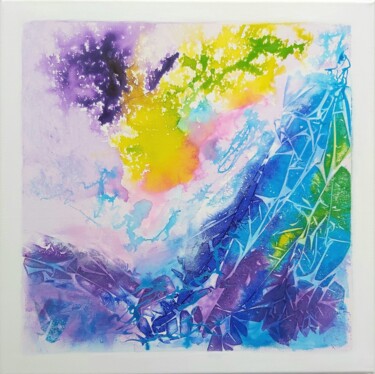 Soudains, le matin 绘画 标题为“Soudains, le matin” 由Hélène Zenatti, 原创艺术品, 丙烯 安装在木质担架架上