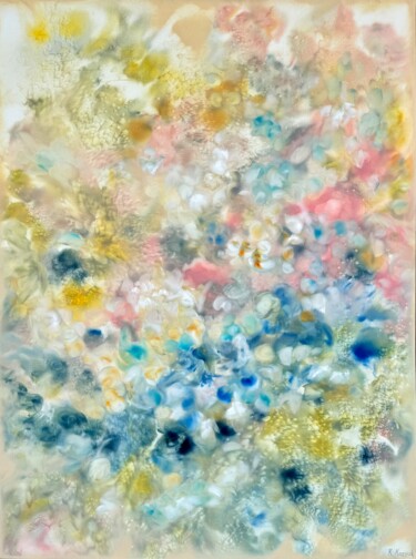 "Hydrangea II" başlıklı Tablo Khrystyna Kozyuk tarafından, Orijinal sanat, Petrol Ahşap Sedye çerçevesi üzerine monte edilmiş