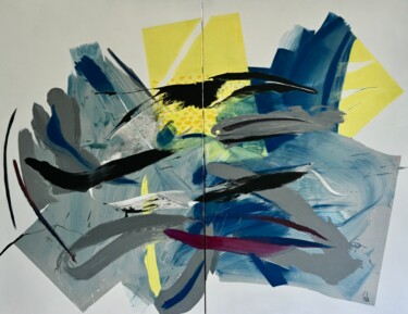 Peinture intitulée "FAKE NEWS" par Pierre Calogero, Œuvre d'art originale, Acrylique