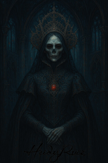 The Queen of the Eternal Sepulchre Digital Arts με τίτλο "The Queen of the Et…" από Heidy Julieth Ruiz Jojoa, Αυθεντικά έργα τέχνης, Ψηφιακή ζωγραφική