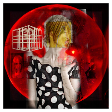 Photography titled "An uncaged woman" by Geert Lemmers, Original Artwork, Digital Photography Mounted on Plexiglass