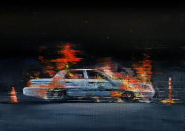 Pittura intitolato "Untitled#9" da Danila Darenskikh, Opera d'arte originale, Olio Montato su Telaio per barella in legno