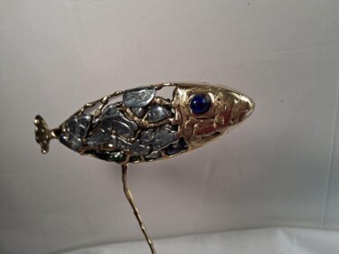 "Poisson de RAPA - 49" başlıklı Heykel Gilbert Liblin tarafından, Orijinal sanat, Metaller