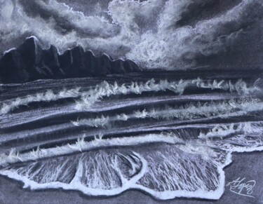 Tekening getiteld "Dreams 009" door Alicia Lopez, Origineel Kunstwerk, Houtskool