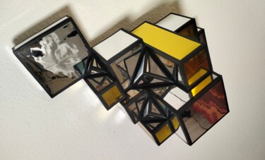 ScuBture - Futura 3000 - Sculpture Art Futuriste "ScuBture - Futura 3…" başlıklı Heykel Nebryo tarafından, Orijinal sanat, Plastik Ahşap panel üzerine monte edilmiş