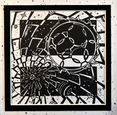 "(267) - union cosmi…" başlıklı Resim Vincent Gibert tarafından, Orijinal sanat, Işaretleyici