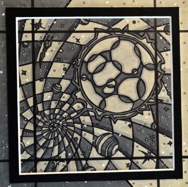 Drawing titled "(269) - union cosmi…" by Vincent Gibert, Original Artwork, Marker