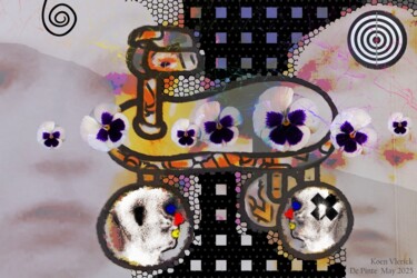 Digital Arts με τίτλο "petit vélo" από Koen Vlerick, Αυθεντικά έργα τέχνης, 2D ψηφιακή εργασία