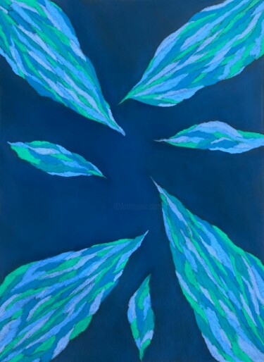 Bioluminescence, 2025 Drawing titled "Bioluminescence, 20…" by Atelier Cléophée, Original Artwork, Pastel