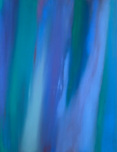 "Blue Lights, 2025" başlıklı Tablo Atelier Cléophée tarafından, Orijinal sanat, Pastel