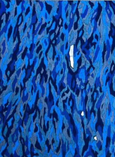"Abstract marine, 20…" başlıklı Resim Atelier Cléophée tarafından, Orijinal sanat, Pastel