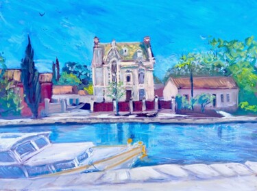 Le Neuf Port, Canal du Midi - sur le motif