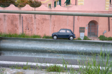 Fotografia intitulada "la cinquecento blu" por Roberto Ferrero, Obras de arte originais, Fotografia digital