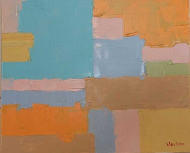 绘画 标题为“Couleurs Ukrainiens” 由Vasyl Beniuk, 原创艺术品, 油